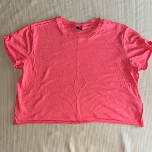 Wild Fable Cropped Distressed Shirt